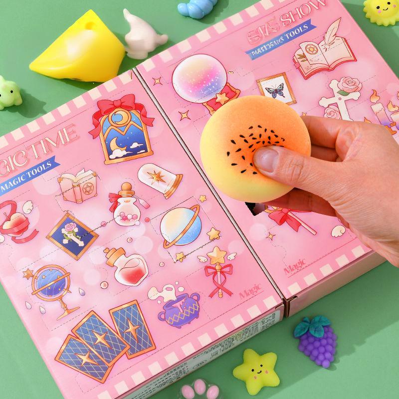 24-Day Magic Book Advent Calendar – Squishy Toy Surprise Box