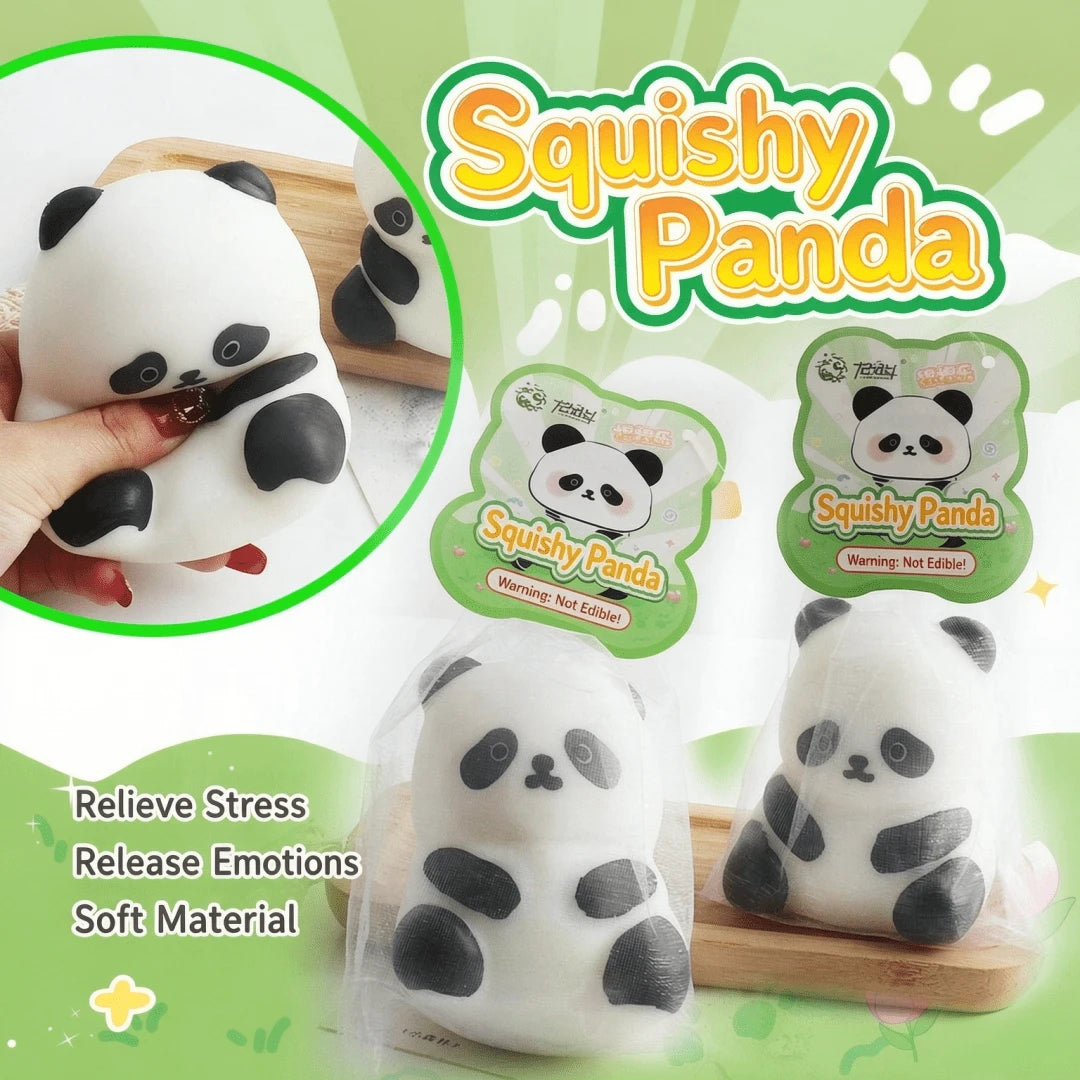 Cute Panda Squishy Toy – Soft Sensory Stress Relief Toy