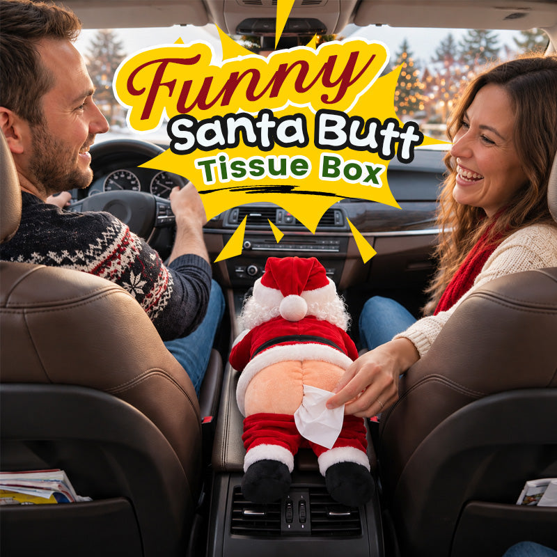 Funny Santa Butt Tissue Box - A Hilarious Christmas Gift