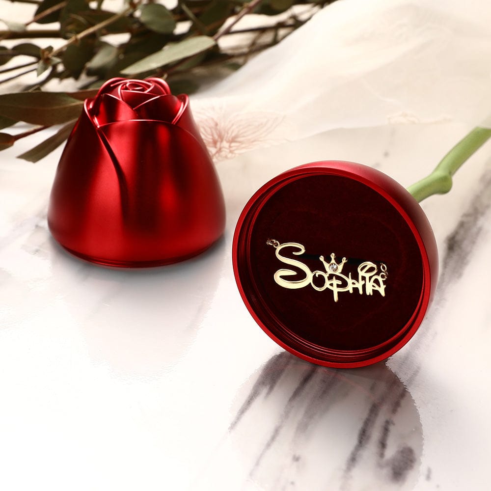 Rose Jewelry Box - Romantic Gift for Her