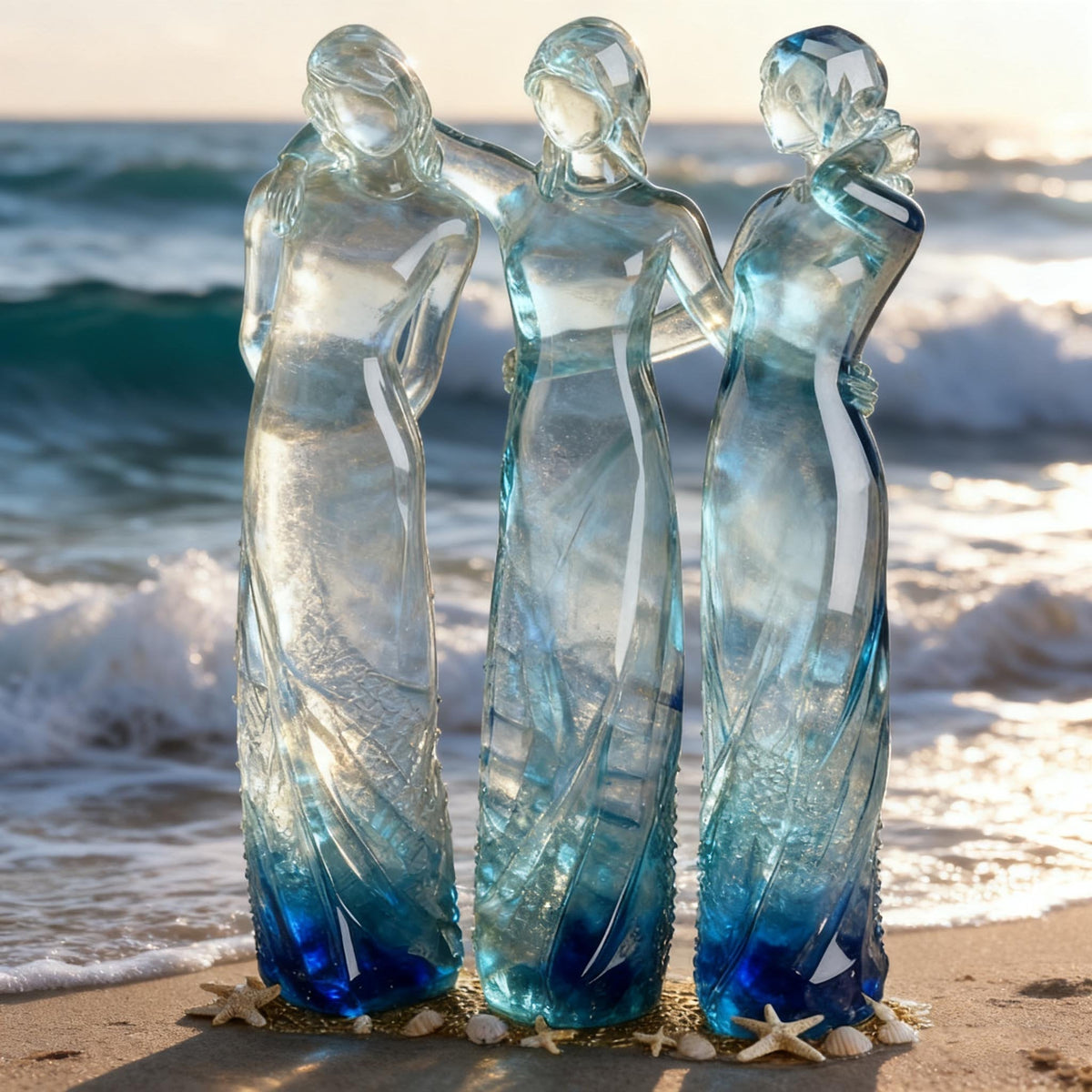 Sisters Friendship Sculpture - Meaningful Sisterhood Gift