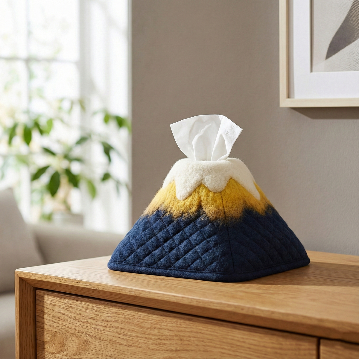 Volcanic Mountain Tissue Box - Creative Home Decor