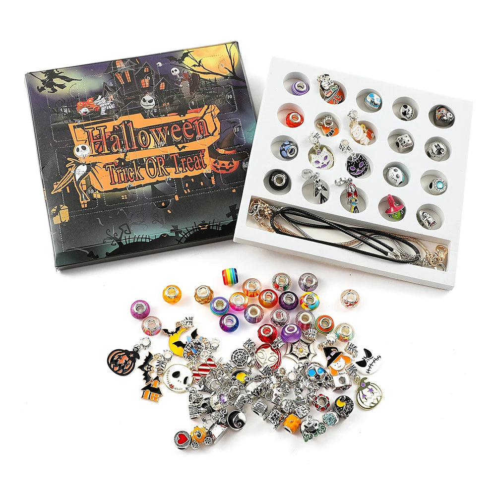 Halloween Charm Advent Calendar - DIY Jewelry Countdown Gift