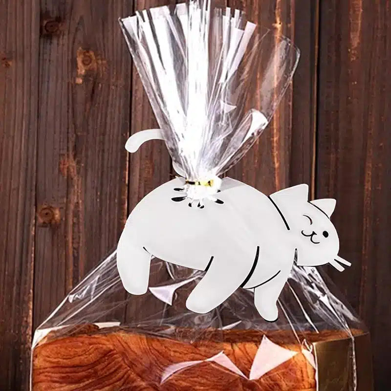 Funny Cat Butt Bag Clips - Cute Kitchen Gift Set of 2