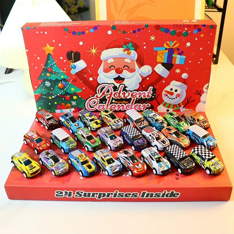 2026 Christmas Car Advent Calendar - Toy Car Gift for Kids